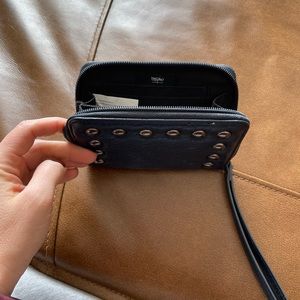 Mossimo Wristlet Wallet, Navy